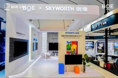 展现了多款搭(京东方)领先手艺的智能终端产物