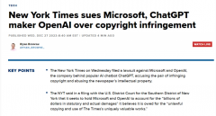 <b>一字不差地沉现了《纽约时报》旗下评测导购网</b>